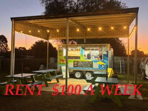 High profit    Fixed Food Van  Short Hours