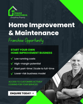 Own a Tradie Taskforce Franchise - Established Business Model & Exclusive Territory