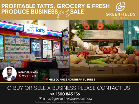 Profitable Tatts, Grocery & Fresh Produce Business – Melbourne’s Northern Suburbs