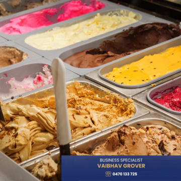 Fully Equipped Ice Cream Shop for Chattel Sale  Rosebud. VIC