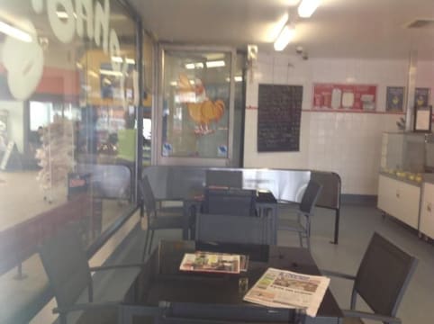 Johnos BBQ chickens salads and seafood