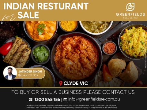 Established Indian Restaurant for Sale – Prime Location in Clyde