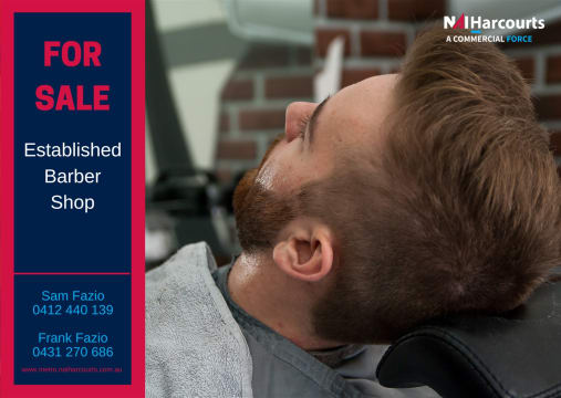 Established Barber Shop | Prime Western Suburb Location