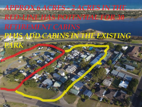 Caravan Park Approx 6 acres   Vendors terms