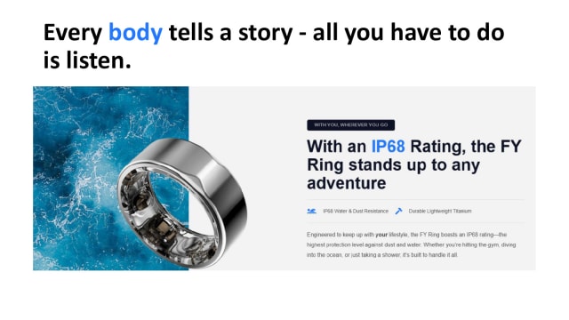 Smart Ring - wearable health technology