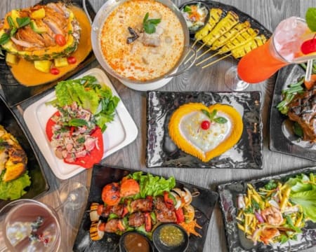 Thriving Thai Restaurant in Prime Beachfront Location With 2 BR Residence