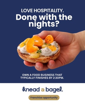 Franchisor: Knead a Bagel Goldfields - Bayside - Surf Coast - Peninsula