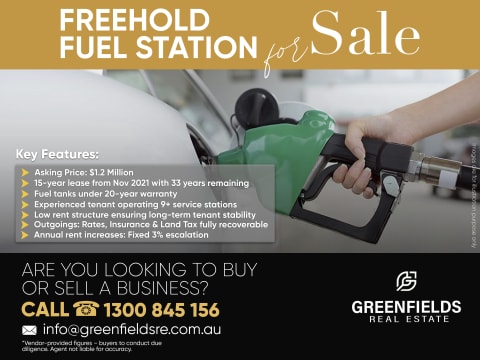 Freehold Fuel Station for Sale - VIC