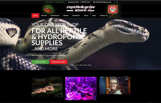 Reptile and Hydroponic Shop – First and Only in WA – Est. 2003 – East Rockingham, WA