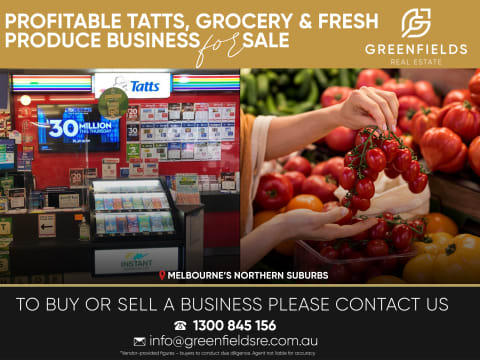 Profitable Tatts, Grocery & Fresh Produce Business – Melbourne’s Northern Suburbs