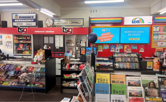 Newsagency, Lotto & TSG in a High-Profile North Hobart Location