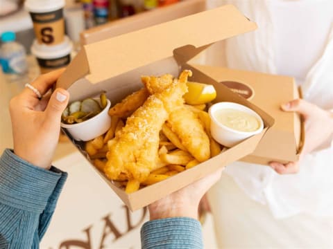 Long Established Fish and Chips Shop in Busy Shopping Centre