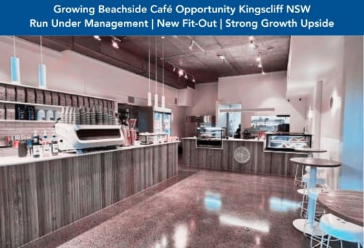 Fantastic Growing Cafe Beachside Location – Kingscliff NSW