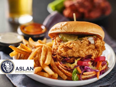 BURGER & FROZEN YOGURT BAR BUSINESS FOR SALE