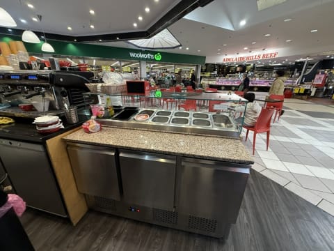 Salisbury cafe with lotto kiosk