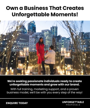 Turn Romance into Revenue! Own a Franchise Today