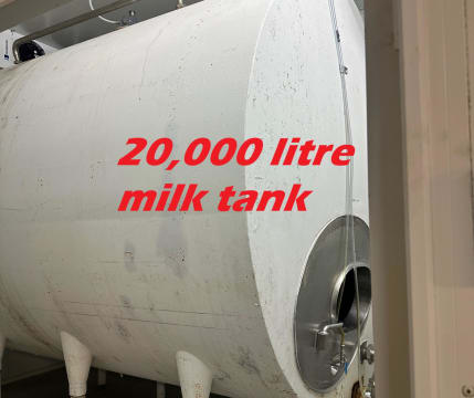 Complete Cheese manufacturing plant. Includes Freehold.