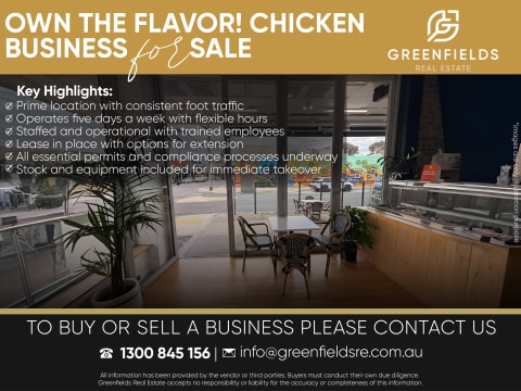 Turnkey Chicken Shop Opportunity – Prime Location in VIC