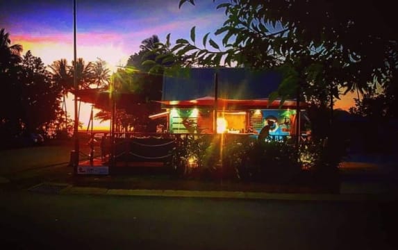 Iconic, Seaside Cafe in Paradise