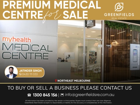 High Return Premium Medical Centre for Sale in North East Melbourne - Strong Rental Income