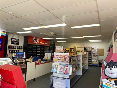 NEWSAGENT, CASKET AND TOBACCONIST