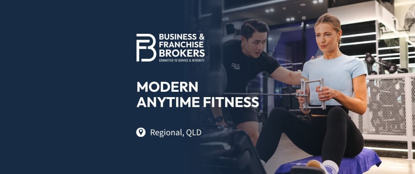 MODERN ANYTIME FITNESS 24/7 CENTRE IN REGIONAL QUEENSLAND BFB4356