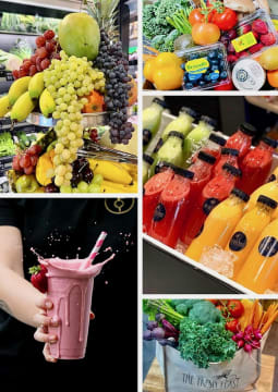 Fresh Fruit, Veg, Ready to Eat meals