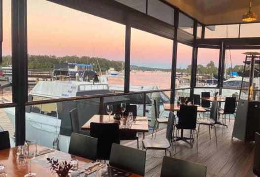 Restaurant On The Water Noosa Marina established Reputation and Location