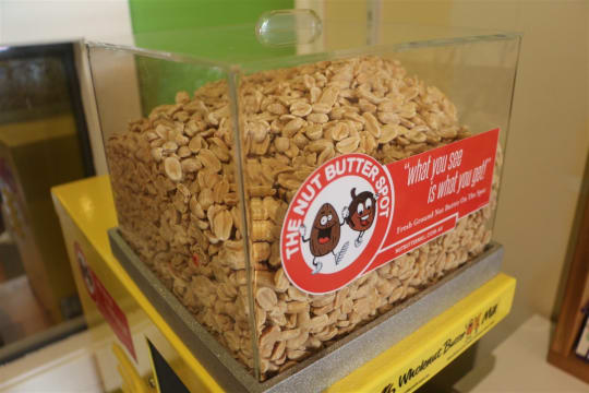 Health Food Store On Busy Main Shopping Strip