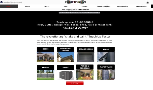 Online Store – Colorbond Touch Up Texters – National Opportunity