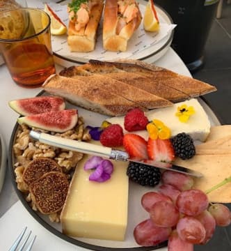 Stylish WINE BAR with uninterrupted ROOF TOP views