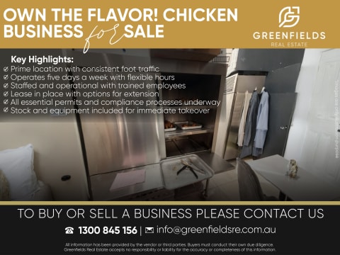 Turnkey Chicken Shop Opportunity – Prime Location in VIC