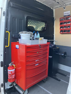 mobile tyre fitting van