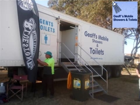 Geoffs Mobile Showers & Toilets - Hire Services with Prime Movers