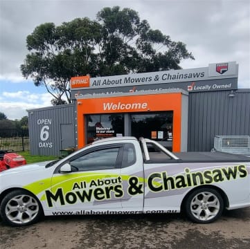 All About Mowers & Chainsaws Est. 26 Years, Strong Brand & High Growth Market