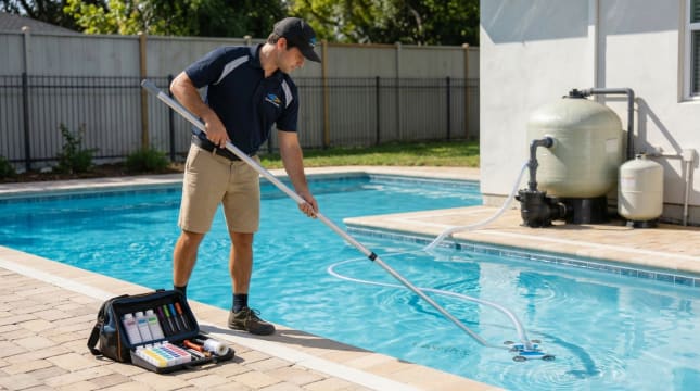POOL AND SPA SERVICE IN BUSY NORTHERN SUBURBS - PERTH