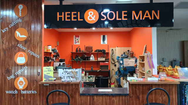 Shoe repair key cutting