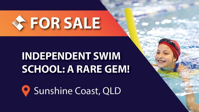 A RARE GEM! INDEPENDENT SWIM SCHOOL (SUNSHINE COAST QLD) BFB3354