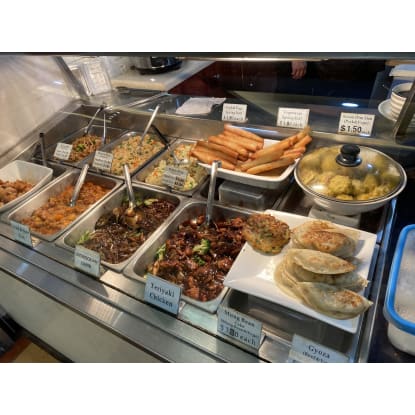 Busy Asian hot food and Grocery store  in busy Eastern Suburbs