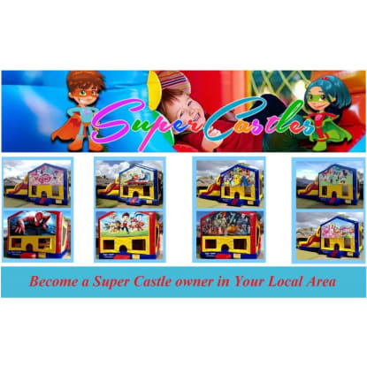 SUPER CASTLES (JUMPING CASTLES) BUSINESS – WORK 2-3 DAYS P.W. WITH HIGH EARNINGS