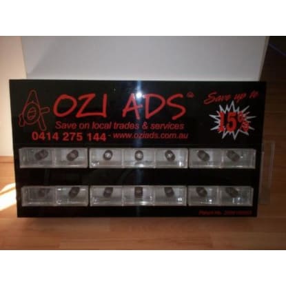 OZI ADS DISPLAY - ESTABLISHED 6 YEARS - OPERATE FROM HOME!