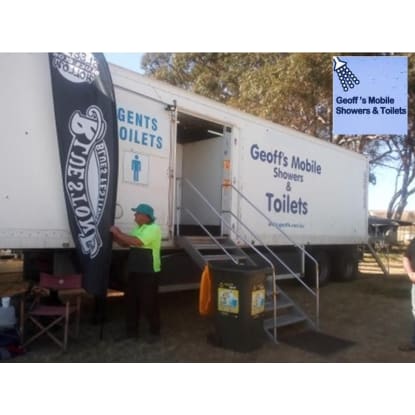 Geoffs Mobile Showers & Toilets - Hire Services with Prime Movers