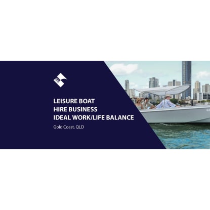LEISURE BOAT HIRE BUSINESS - IDEAL WORK/LIFE BALANCE (GOLD COAST) BFB3349