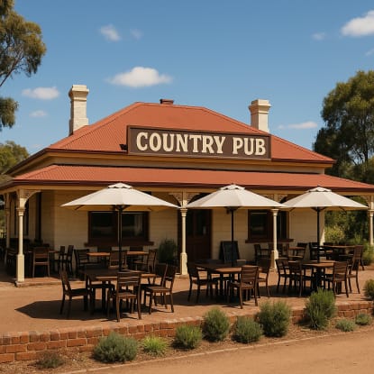 Freehold Country Hotel with 16 Motel Units + Residence