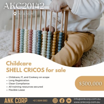 Childcare CRICOS for Sale | $500,000 | AKC20142