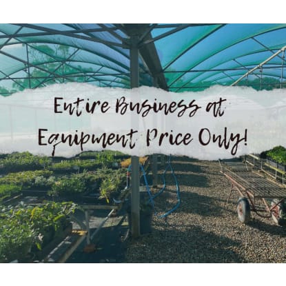 Whole Business at Equipment Price Only!