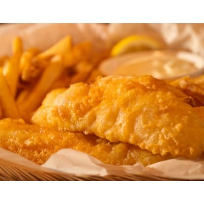 Straight Fish & Chips - Long Established - 37273