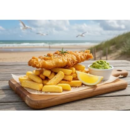 5 DAYS FISH & CHIPS business with a 1 BEDROOM APARTMENT ($576 pwk!!)