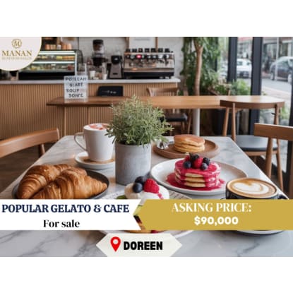Gelato and Cafe Business For Sale in Doreen