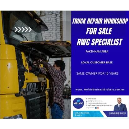 Truck Repair workshop for sale in Pakenham Area Profitable